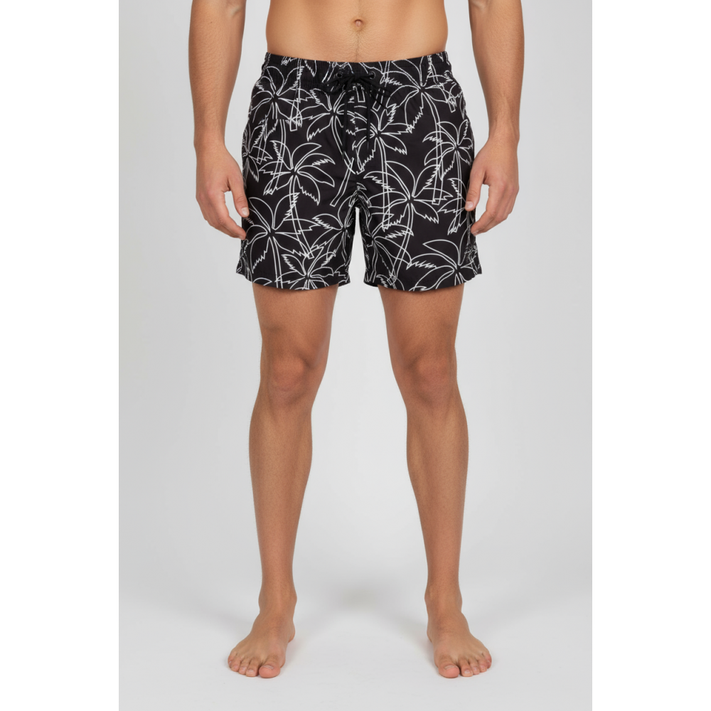 Μαγιό Βερμούδα Shorts Swim Sport Paco & Co -Μαύρο- 2648706