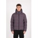 Ανδρικό Μπουφάν Αντιανεμικό Puffer Jacket με Κουκούλα και Επένδυση Paco & Co -Γκρι- 2683206