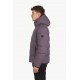 Ανδρικό Μπουφάν Αντιανεμικό Puffer Jacket με Κουκούλα και Επένδυση Paco & Co -Γκρι- 2683206
