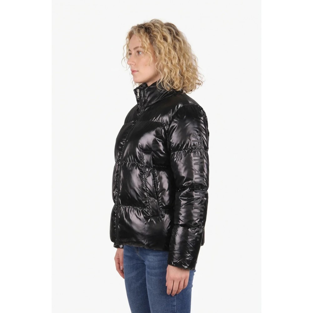 Γυναικείο Μπουφάν Αντιανεμικό Puffer Jacket με Επένδυση Paco & Co  –Μαύρο- 2684223
