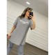 Μπλούζα T-Shirt Μακρύ Μακό Με Τύπωμα I Think I Won't Go Out Tonight -Γκρι- 29507 Μπλούζα T-Shirt Μακρύ Μακό Με Τύπωμα I Think I Won't Go Out Tonight -Γκρι- 29507
