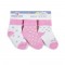 Βρεφικό Σετ Καλτσάκια 3 Ζεύγη Thermal Girls Pink -Ροζ- 31110020007