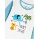 Παιδική Βαμβακερή Πυζάμα Με Τύπωμα Safari Αγόρι (2-6)- Εμπριμέ- 32-125102-9