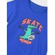 Παιδική Βαμβακερή Πυζάμα με Τύπωμα Skate all Day Αγόρι (1-5) -Εμπριμέ- 32-225108-9