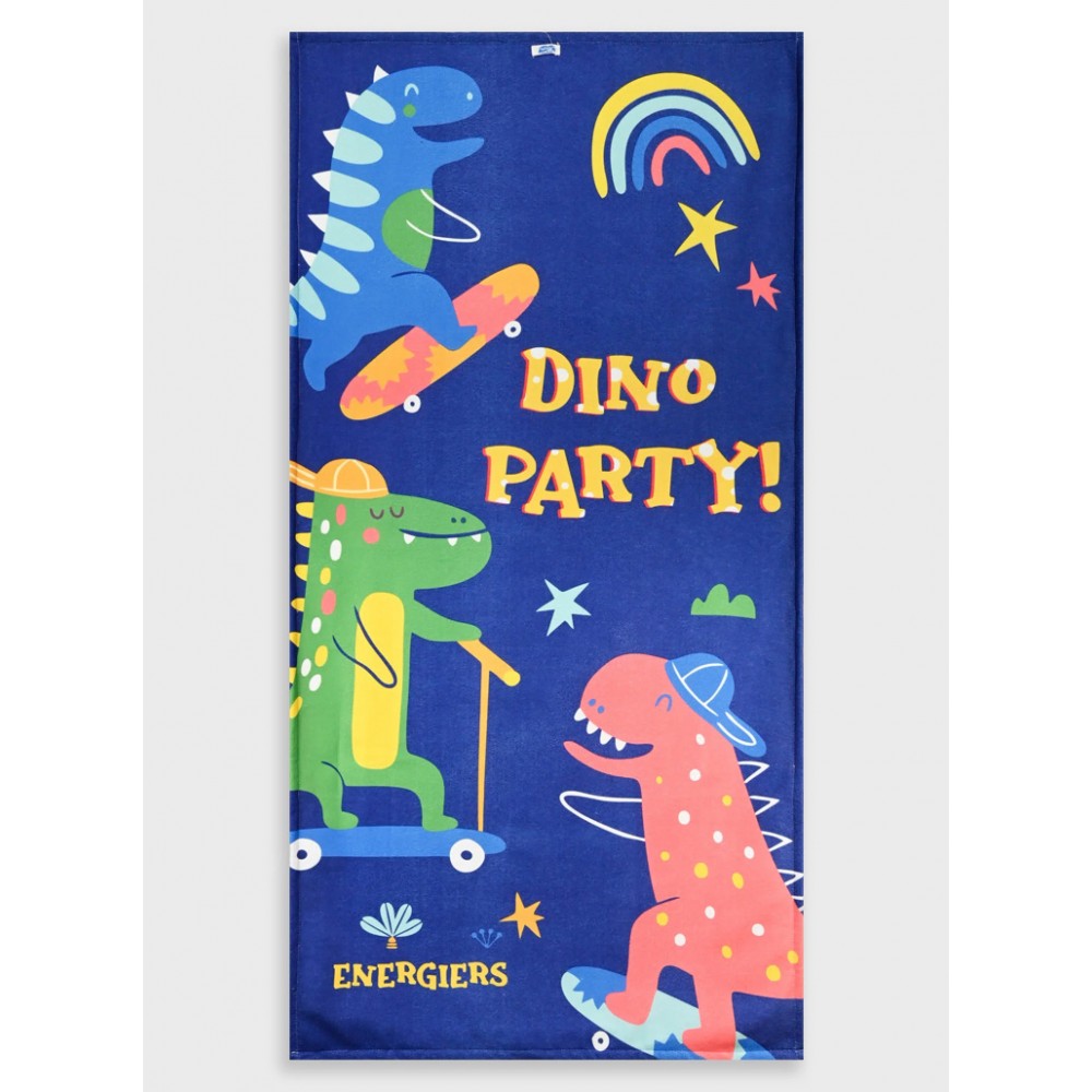 Παιδική Πετσέτα Θαλάσσης Dino Party για Αγόρι -Πολύχρωμο- 