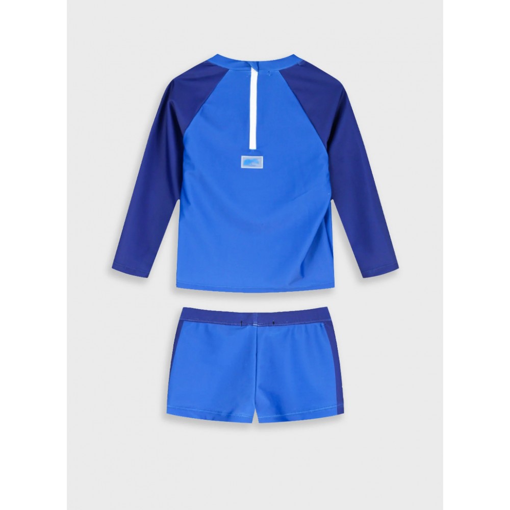 Παιδικό Μαγιό με UV Αντιηλιακή Προστασία 2Τμχ Αγόρι (2-8) –Μπλε– 32-226150-8