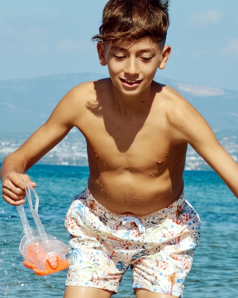 Εφηβικό Μαγιό Βερμούδα Με Πολύχρωμο Print Αγόρι (6-16) -Εμπριμέ- 33-225002-8