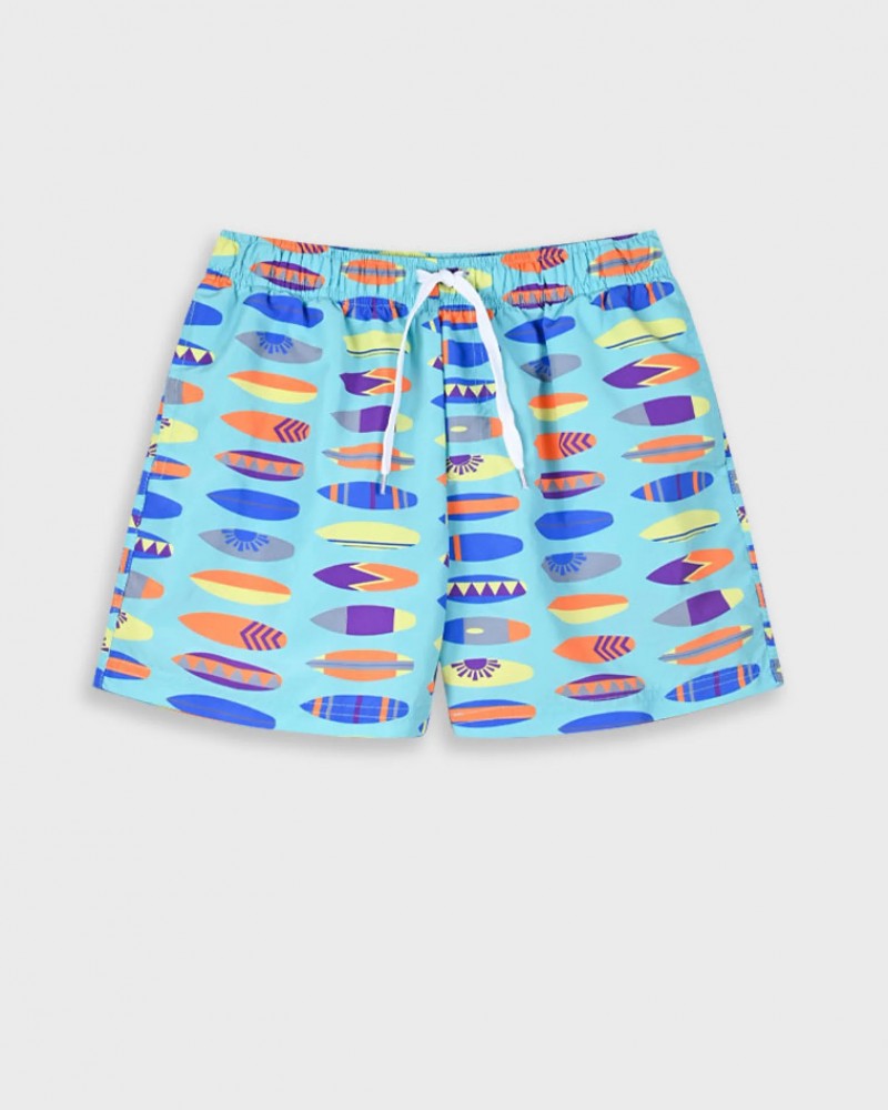 Εφηβικό Μαγιό Βερμούδα Με Πολύχρωμο Surf Print Αγόρι (6-16) -Εμπριμέ- 33-225003-8
