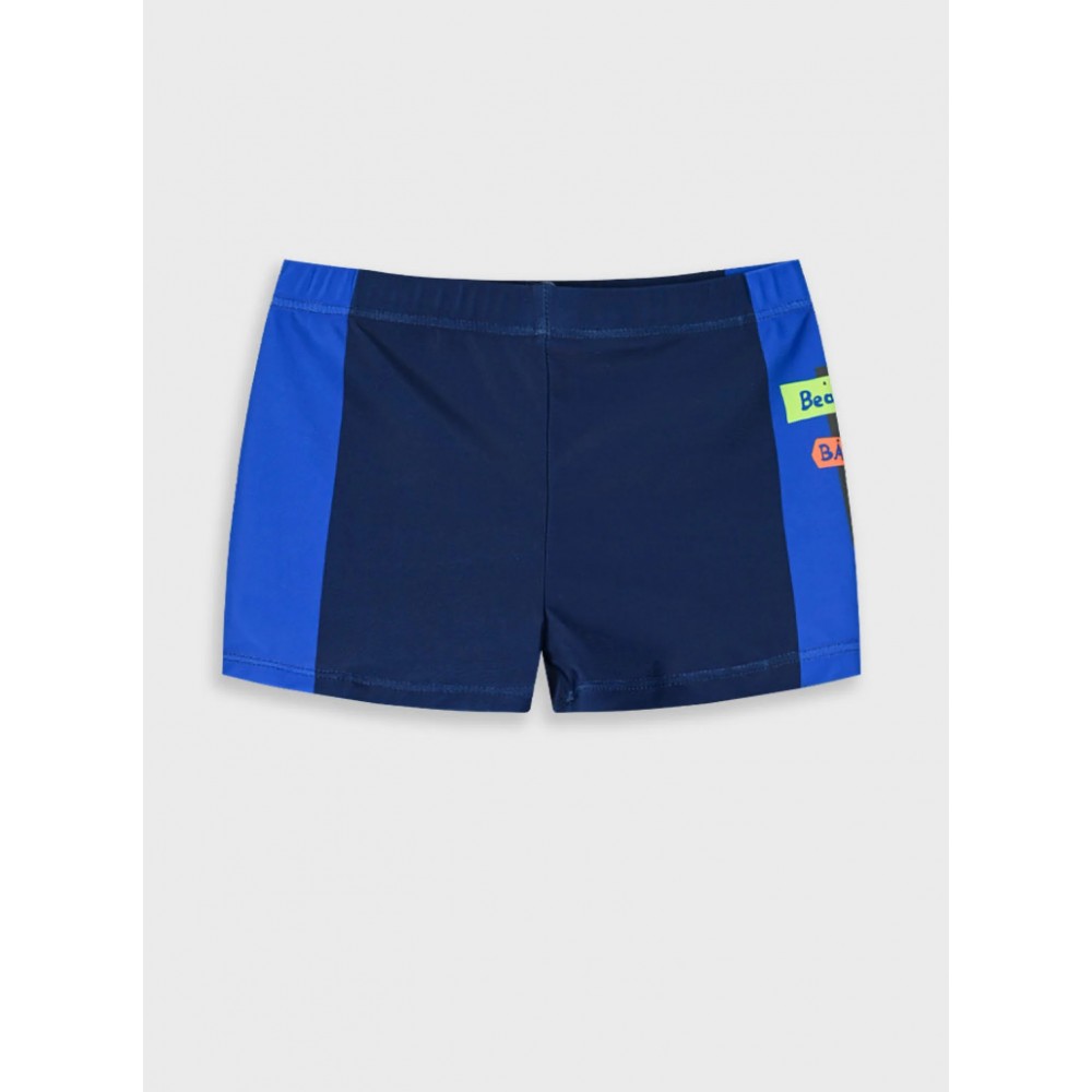 Εφηβικό Μαγιό Τύπου Boxer με Σχέδιο στο Πλάι Αγόρι (6-16) -Μαρέν- 33-225014-8