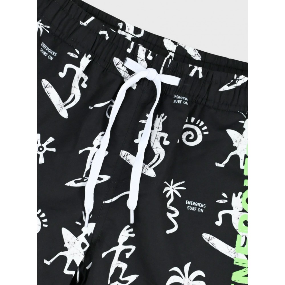 Εφηβικό Μαγιό Βερμούδα Surf On Αγόρι (6-16) -Εμπριμέ- 33-226006-8
