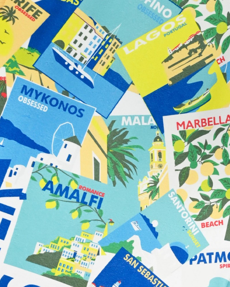 Παιδική Πετσέτα Θαλάσσης Summer Vibes για Αγόρι -Εμπριμέ- 