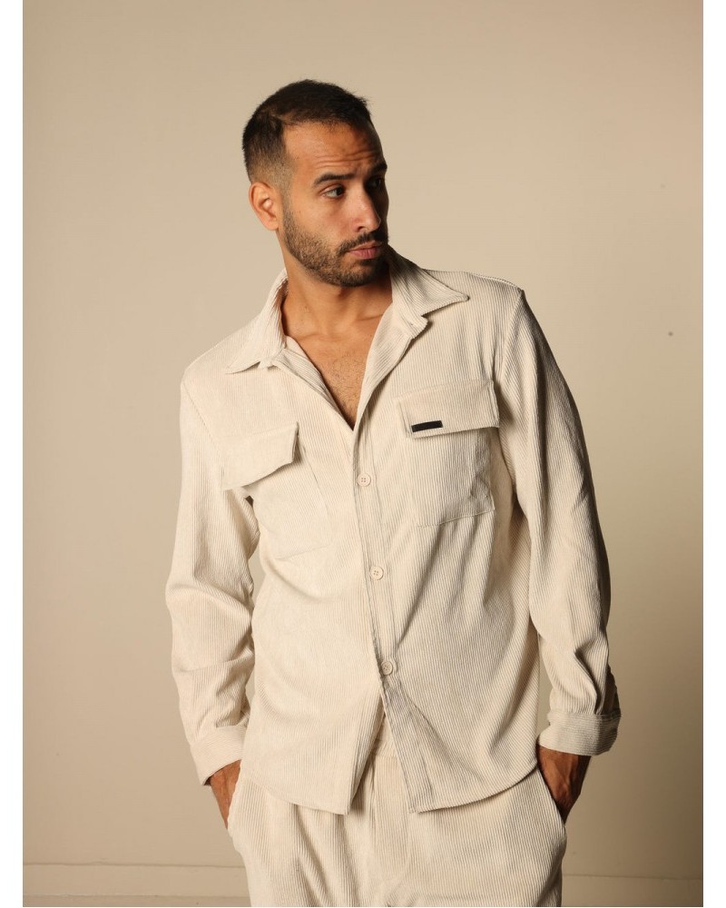Πουκαμίσα Κοτλέ Couture Cozy Magic Bee -Μπέζ- 3321