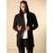Jacket Couture Knitted With Pockets Magic Bee -Black- 3340A 