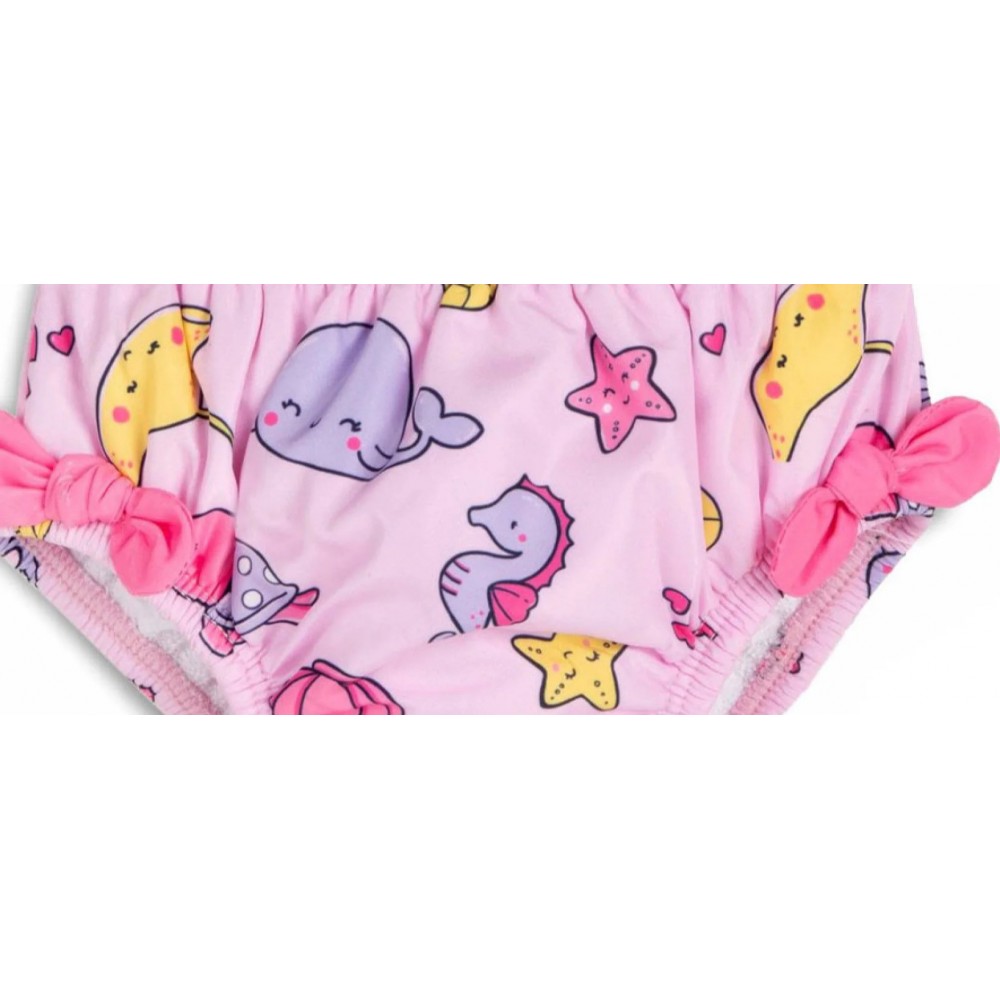 Μαγιό/Πάνα Swim Diapers Βρακάκι Κορίτσι (6-24μ) –Εμπριμέ– 34-224400-8