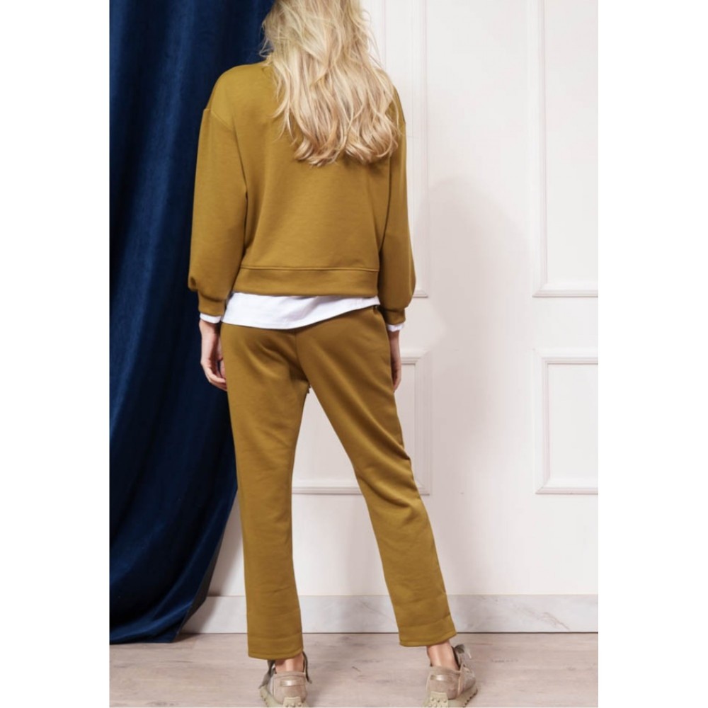 Σετ Casual με Μπλούζα και Παντελόνι -Λάιμ-