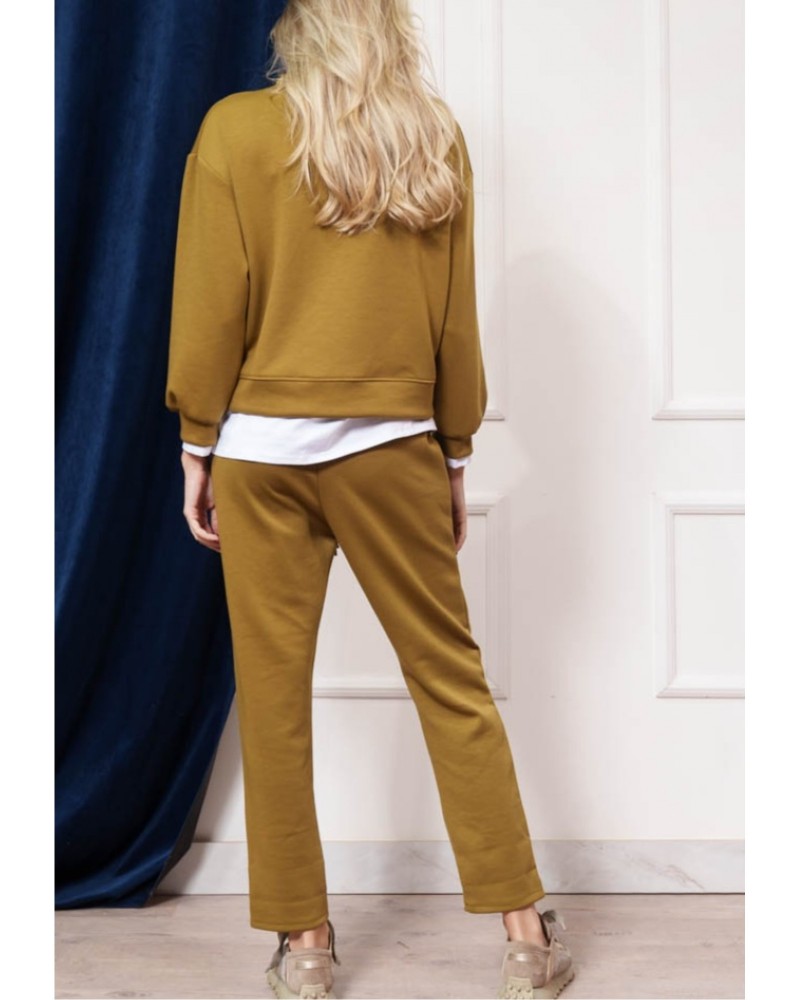 Σετ Casual με Μπλούζα και Παντελόνι -Λάιμ-