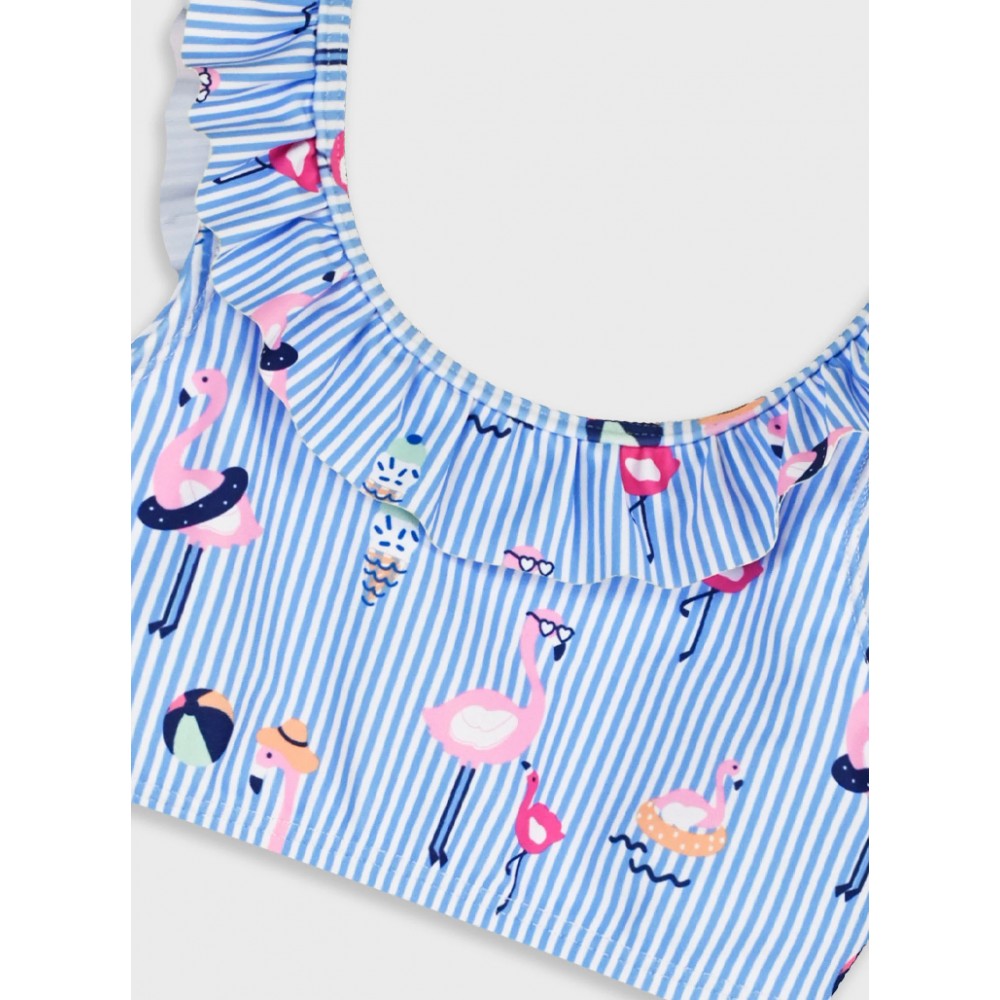 Παιδικό Μαγιό Μπικίνι με Μπουστάκι Φλαμίνγκο Κορίτσι (1-5) -Εμπριμέ- 35-226308-8