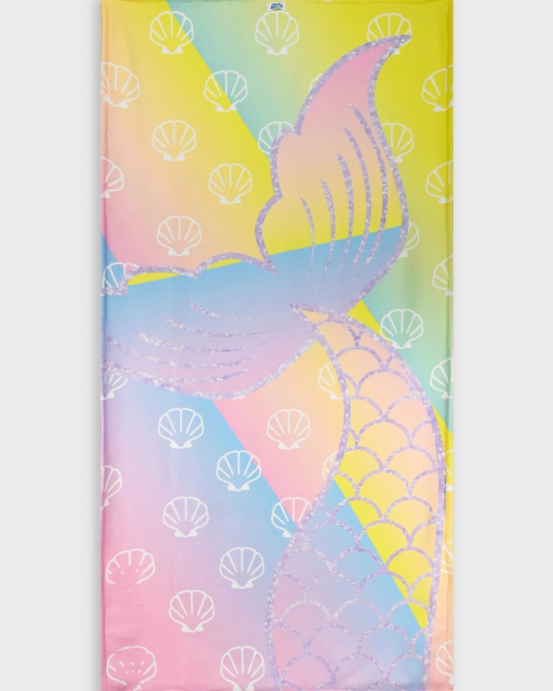 Παιδική Πετσέτα Θαλάσσης Γοργόνα για Κορίτσι -Πολύχρωμο- 