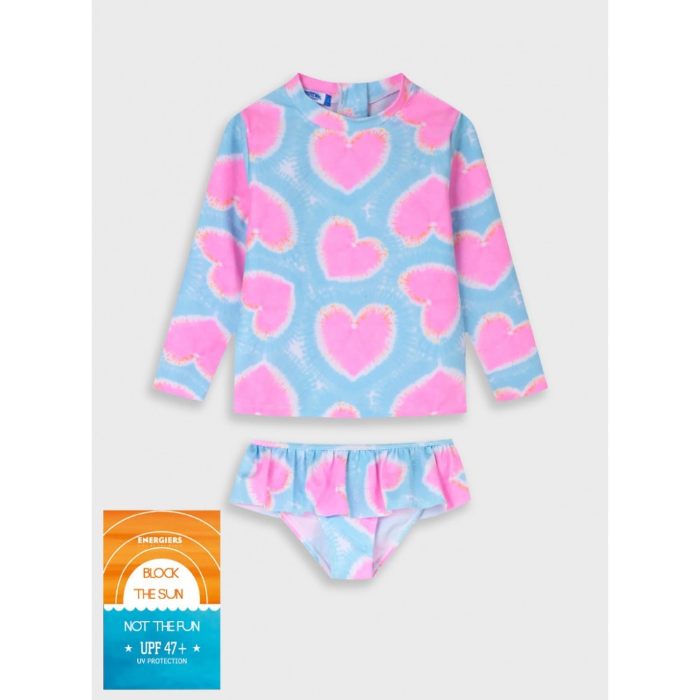 Παιδικό Μαγιό με UV Αντιηλιακή Προστασία 2 Τμχ Κορίτσι (1-8) –Εμπριμέ– 