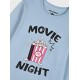 Εφηβική Βαμβακερή Πιζάμα Movie & Pop Corn Κορίτσι (6-16) -Εμπριμέ- 36-126203-9