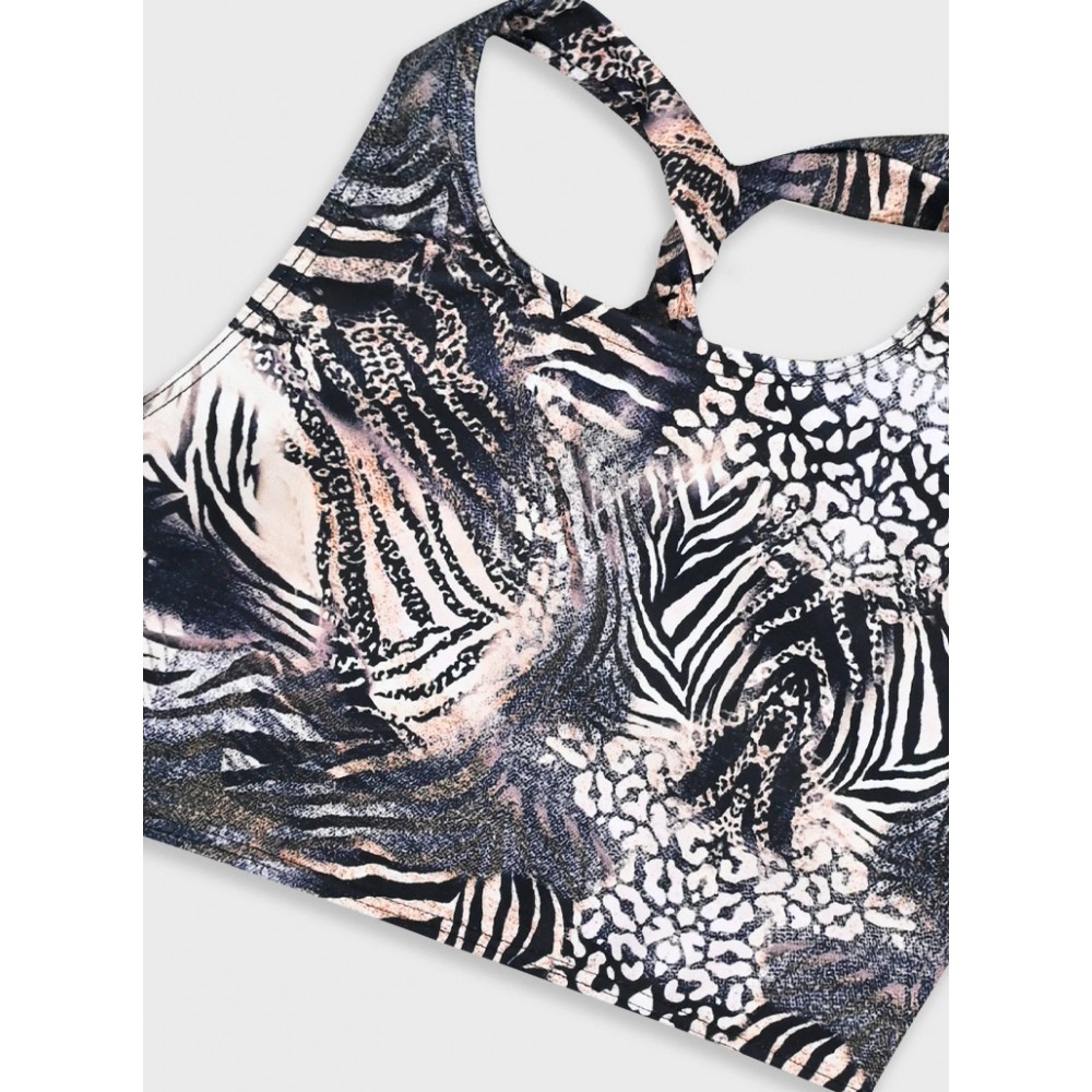 Εφηβικό Μαγιό Μπικίνι Με Μπουστάκι Κορίτσι (6-16) -Εμπριμέ- 36-226212-8