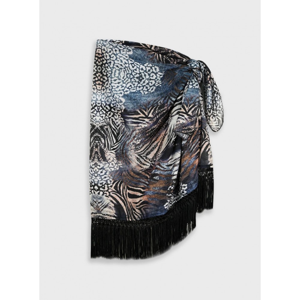 Εφηβικό Παρεό με Κρόσσια για Κορίτσι (6-16) -Εμπριμέ- 