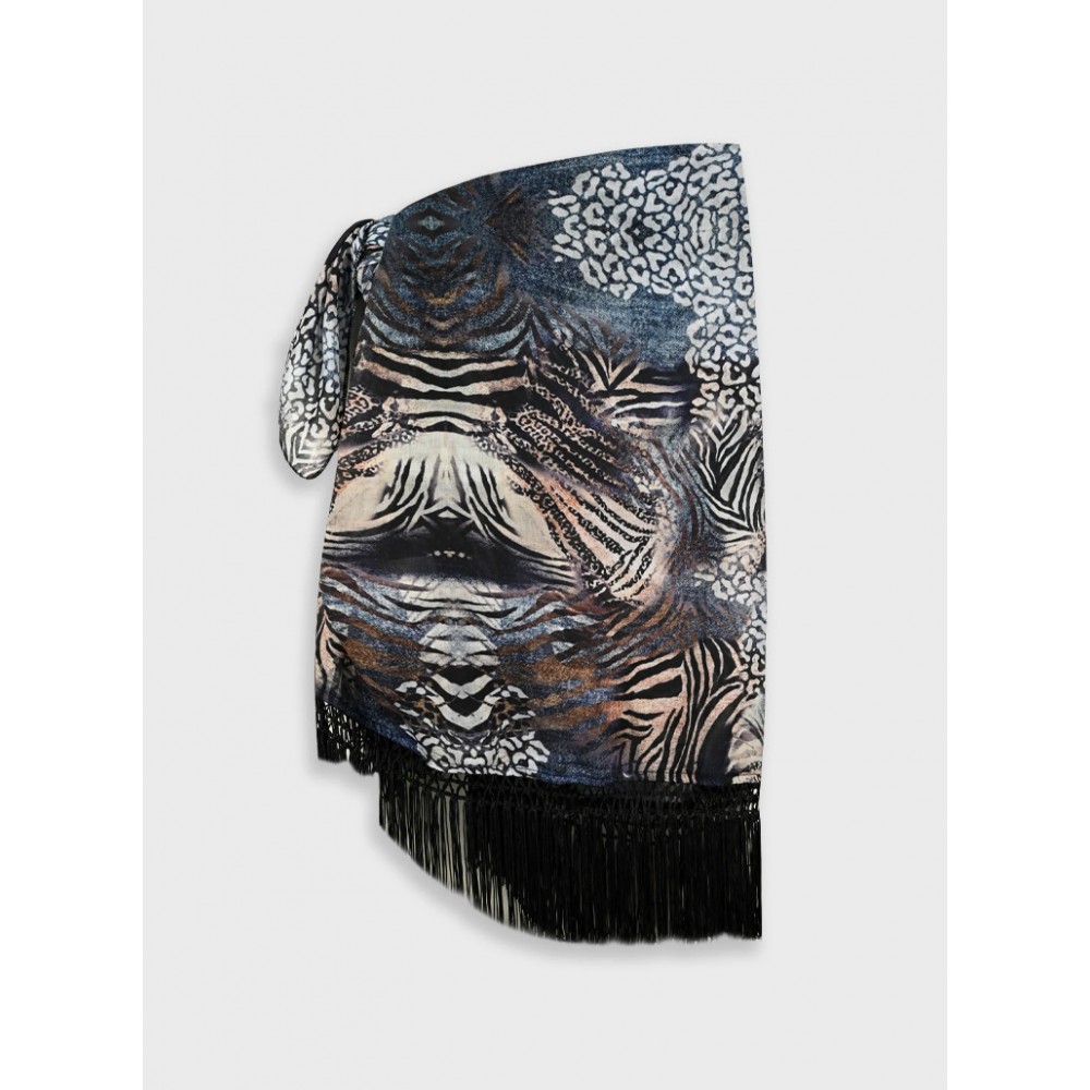 Εφηβικό Παρεό με Κρόσσια για Κορίτσι (6-16) -Εμπριμέ- 