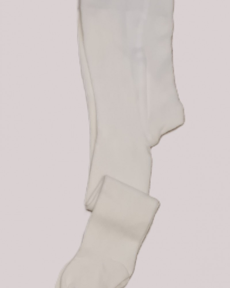 Βρεφικό Μονόχρωμο Καλτσόν Κορίτσι -Εκρού- 