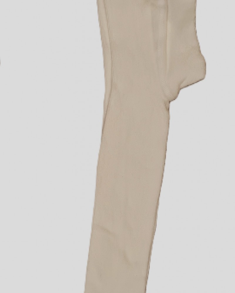 Βρεφικό Μονόχρωμο Καλτσόν Κορίτσι -Εκρού- 