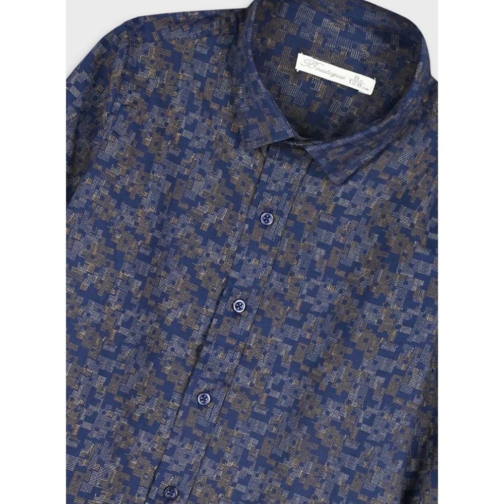 Εφηβικό Πουκάμισο για Αγόρι (6-16) -Μαρέν- 43-125090-4