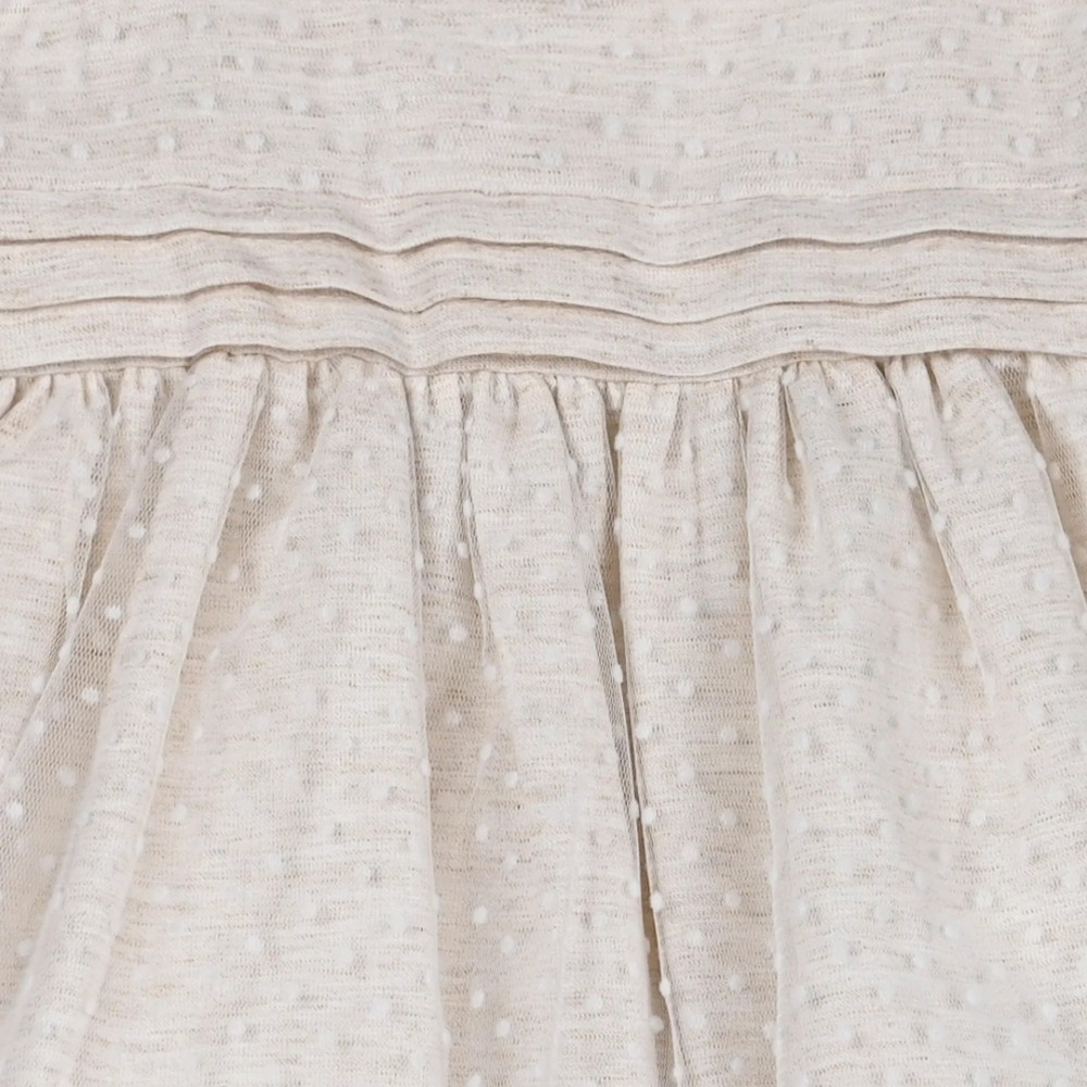Βρεφικό Clothing Φόρεμα Με Ασορτί Εσώρουχο Κορίτσι (3-18μ) -Μπεζ- 44-224471-7