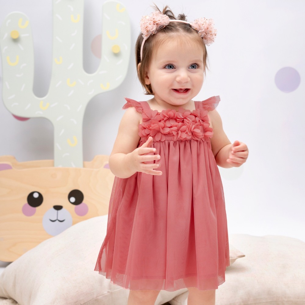Βρεφικό Clothing Φόρεμα Με Τούλι Κορίτσι -Φρεζ- 44-224476-7