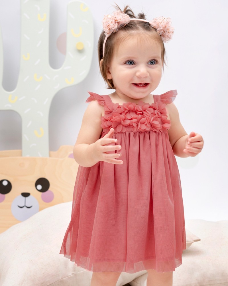 Βρεφικό Clothing Φόρεμα Με Τούλι Κορίτσι -Φρεζ- 44-224476-7