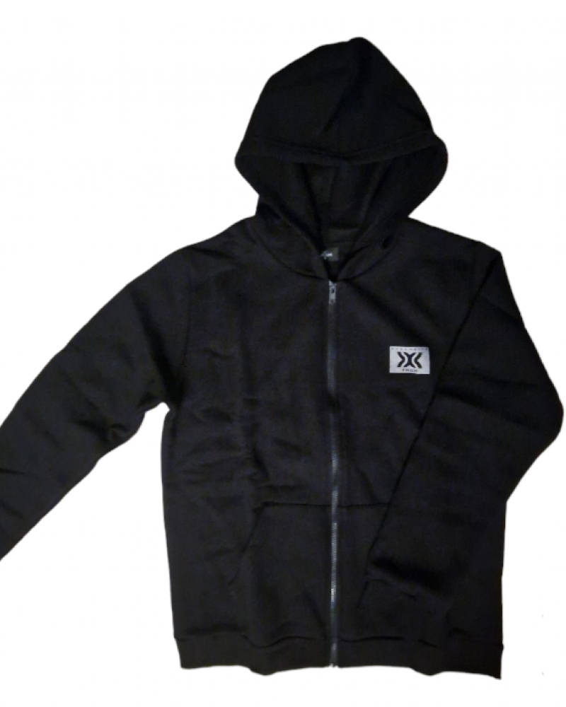 Ζακέτα Φούτερ Φόρμας με Κουκούλα Hoodie -Μαύρο- 44306