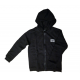 Ζακέτα Φούτερ Φόρμας με Κουκούλα Hoodie -Μαύρο- 44306