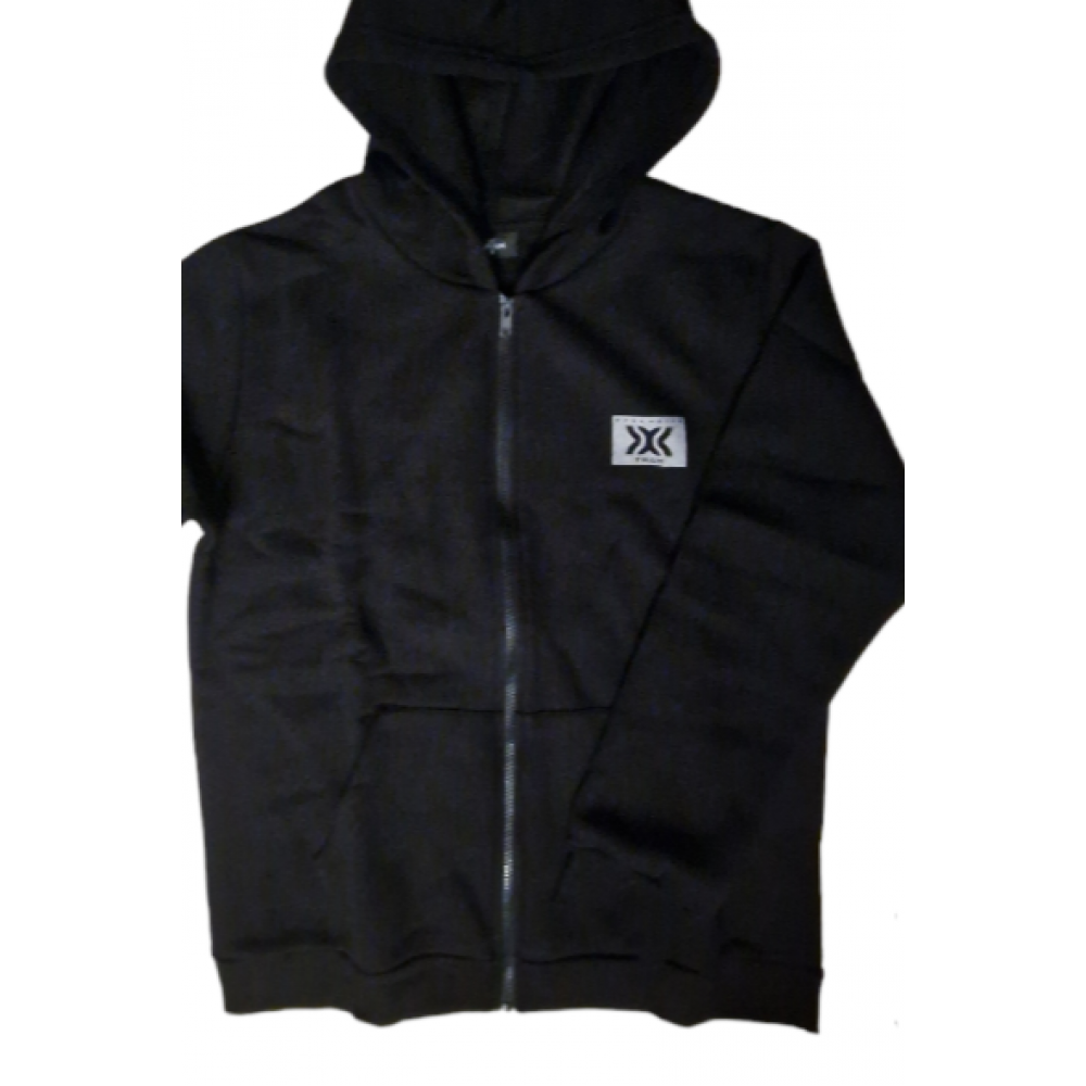 Ζακέτα Φούτερ Φόρμας με Κουκούλα Hoodie -Μαύρο- 44306