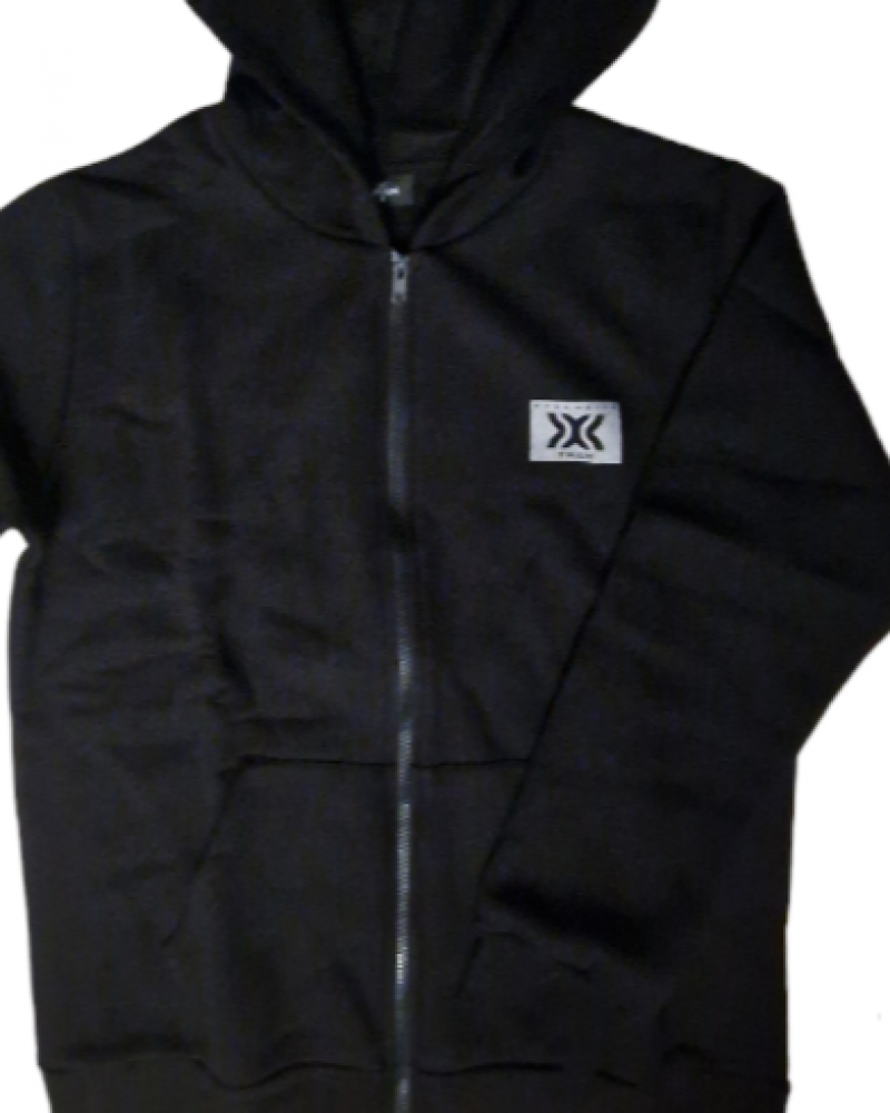 Ζακέτα Φούτερ Φόρμας με Κουκούλα Hoodie -Μαύρο- 44306