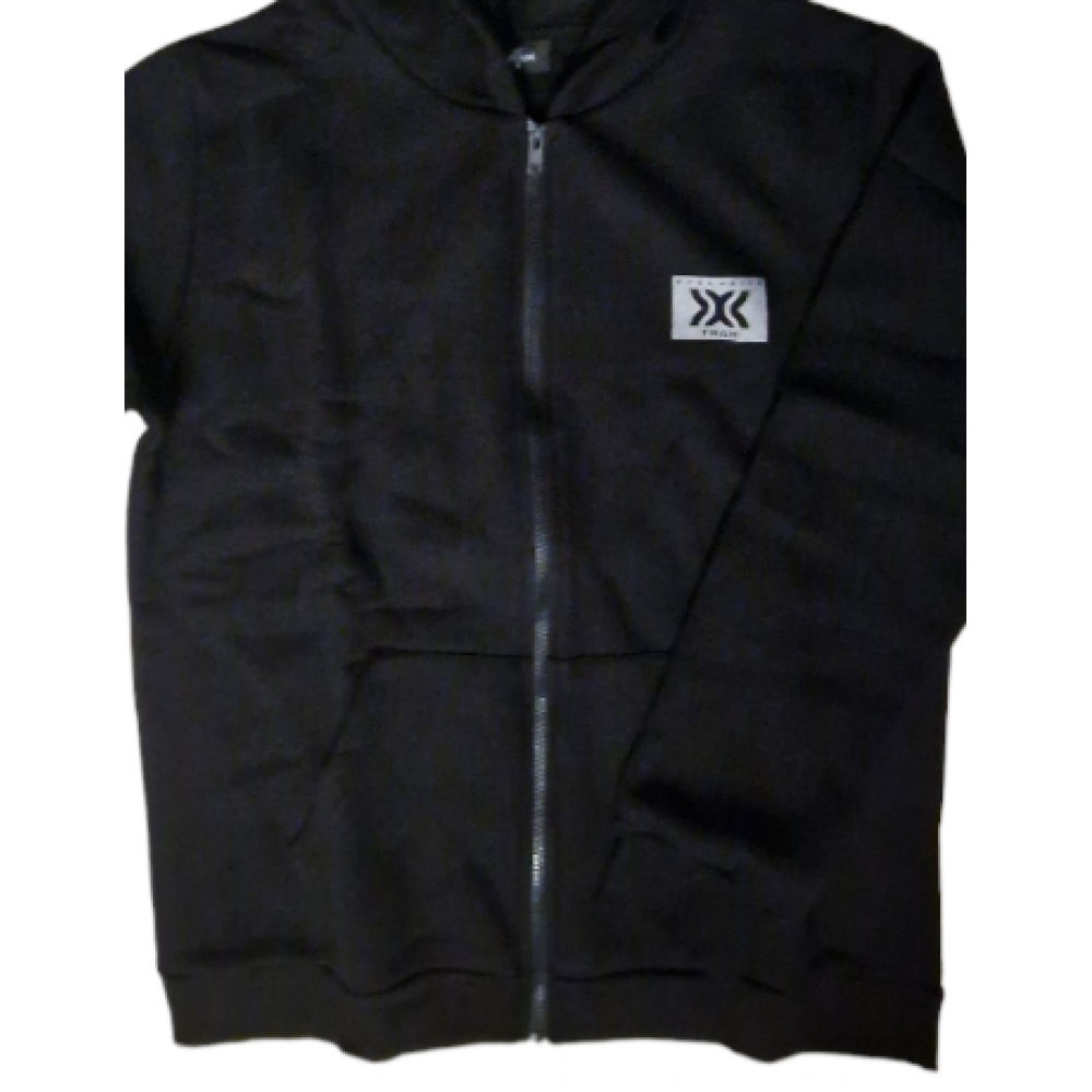 Ζακέτα Φούτερ Φόρμας με Κουκούλα Hoodie -Μαύρο- 44306