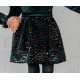 Παιδικό Φόρεμα Fashion Από Βελούδο και Πολύχρωμες Παγιέτες Κορίτσι (1-6Ε) -Μαύρο- 45-124367-7