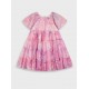 Παιδικό Φόρεμα Boutique από Τούλι με Λάμψη Κορίτσι (2-6) –Εμπριμέ– 45-226378-7