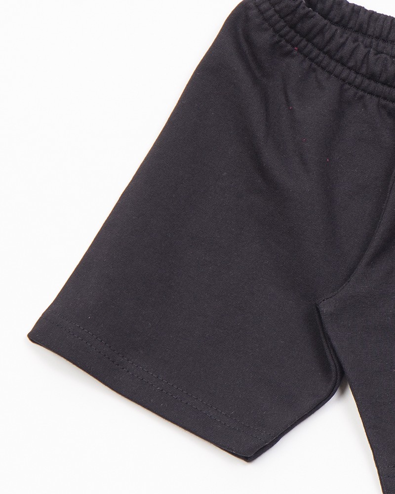 Βερμούδα Μονόχρωμη Authentic Shorts Αγόρι (6-16) -Μαύρο- 45301
