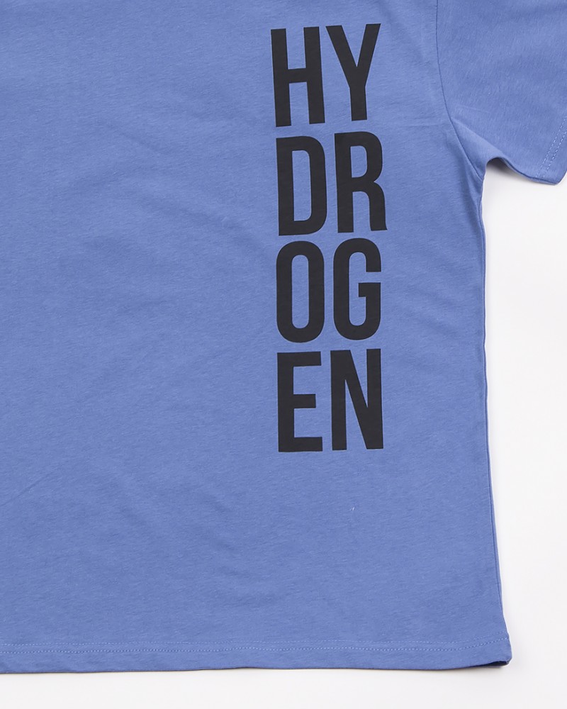 Μπλούζα T-Shirt Κοντομάνικη Με Στρογγυλή Λαιμόκοψη -Ίντιγκο- 45500