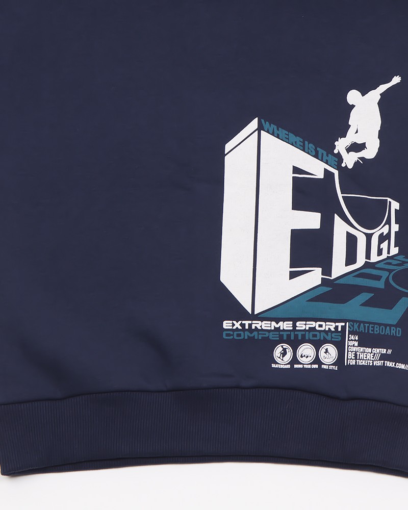 Εφηβικό Σετ Φούτερ Φόρμας με Τύπωμα Extreme Sport Αγόρι (6-16ε) -Μαρέν- 46832