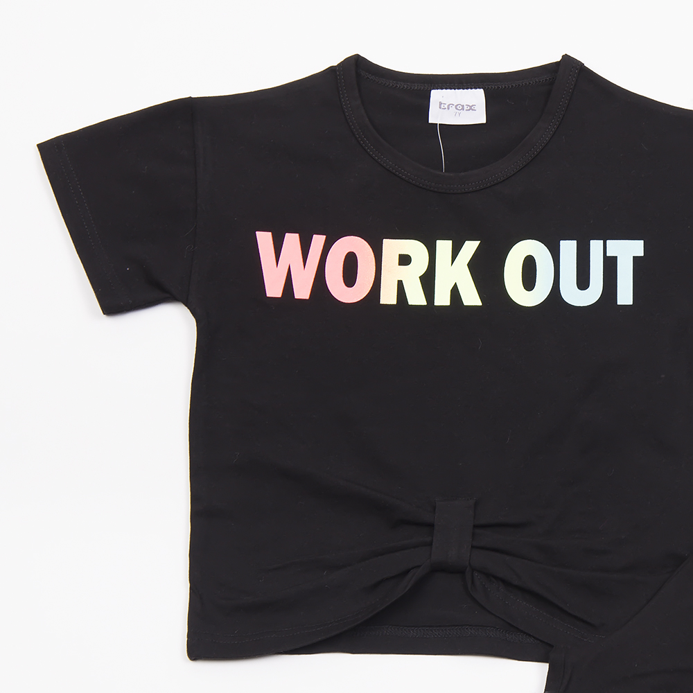 Εφηβικό Σετ με Μπλούζα Work Out και Ποδηλατικό Κολάν Κορίτσι (8-16) -Μαύρο- 47137 Εφηβικό Σετ με Μπλούζα Work Out και Ποδηλατικό Κολάν Κορίτσι (8-16) -Μαύρο- 47137