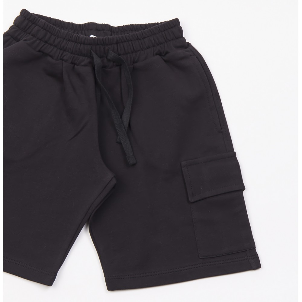 Εφηβική Βερμούδα Cargo Basic Authentic Shorts Αγόρι (6-16) -Μαύρο- 47309 Εφηβική Βερμούδα Cargo Basic Authentic Shorts Αγόρι (6-16) -Μαύρο- 47309