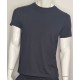 Ανδρική Μακό Μπλούζα T-Shirt Μονόχρωμη -Μαύρο- 47501
