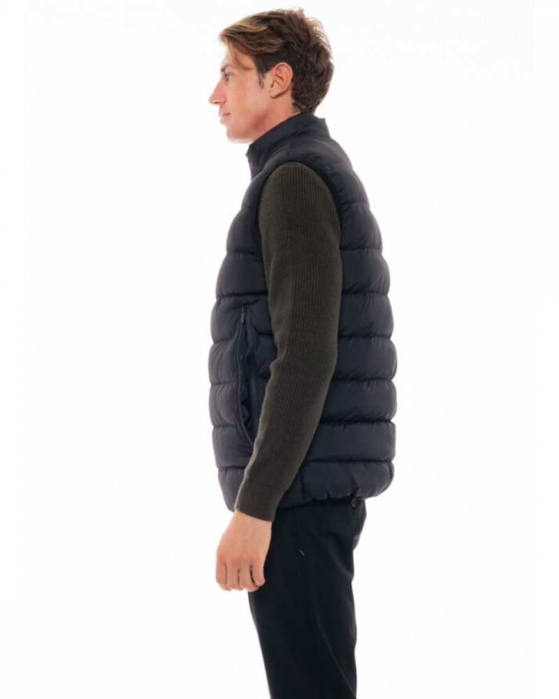 Ανδρικό Αμάνικο Splendid Γιλέκο Fashion Biston –Μαύρο- 48-202-007