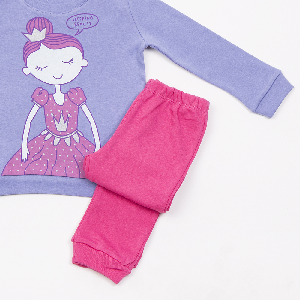 Παιδική Βαμβακερή Πιτζάμα Με Τύπωμα Sleeping Beauty Κορίτσι (2-6) -Μύρτιλο- 48791 Παιδική Βαμβακερή Πιτζάμα Με Τύπωμα Sleeping Beauty Κορίτσι (2-6) -Μύρτιλο- 48791