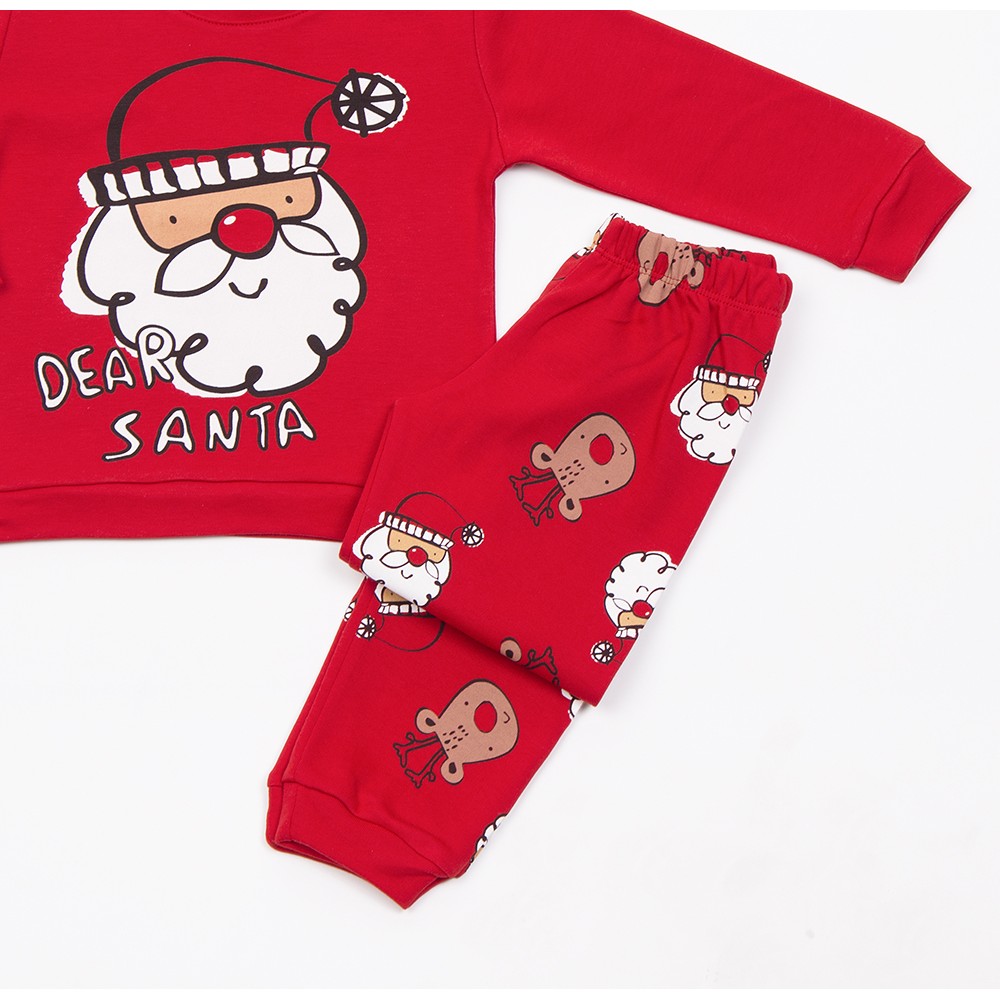 Παιδική Βαμβακερή Πιτζάμα Χριστουγεννιάτικη Bear Santa (2-6) -Κόκκινο- 48996 Παιδική Βαμβακερή Πιτζάμα Χριστουγεννιάτικη Bear Santa (2-6) -Κόκκινο- 48996