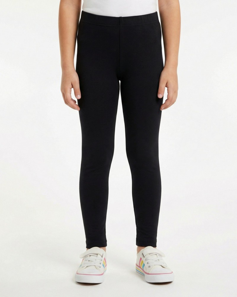 Εφηβικό Μακό Κολάν Lycra Κορίτσι (6-16) -Μαύρο- 49100